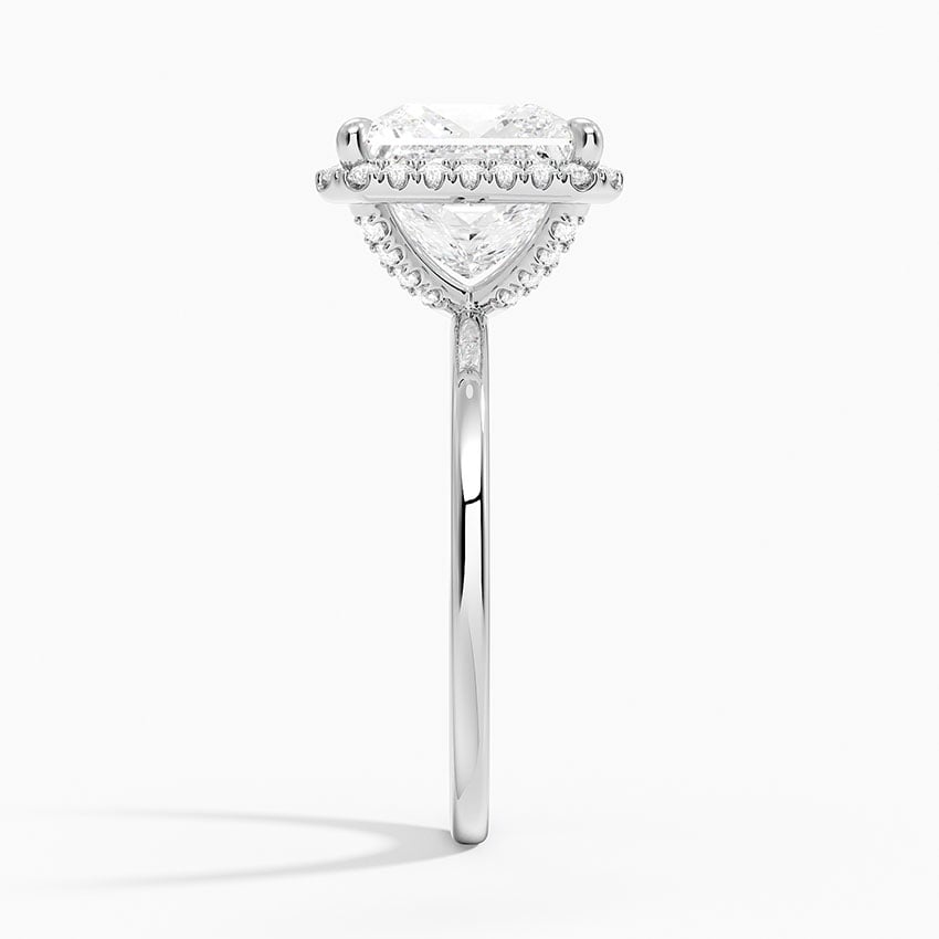 Bordeaux Diamond Ring - White Gold - 3.5 ct - Side 2