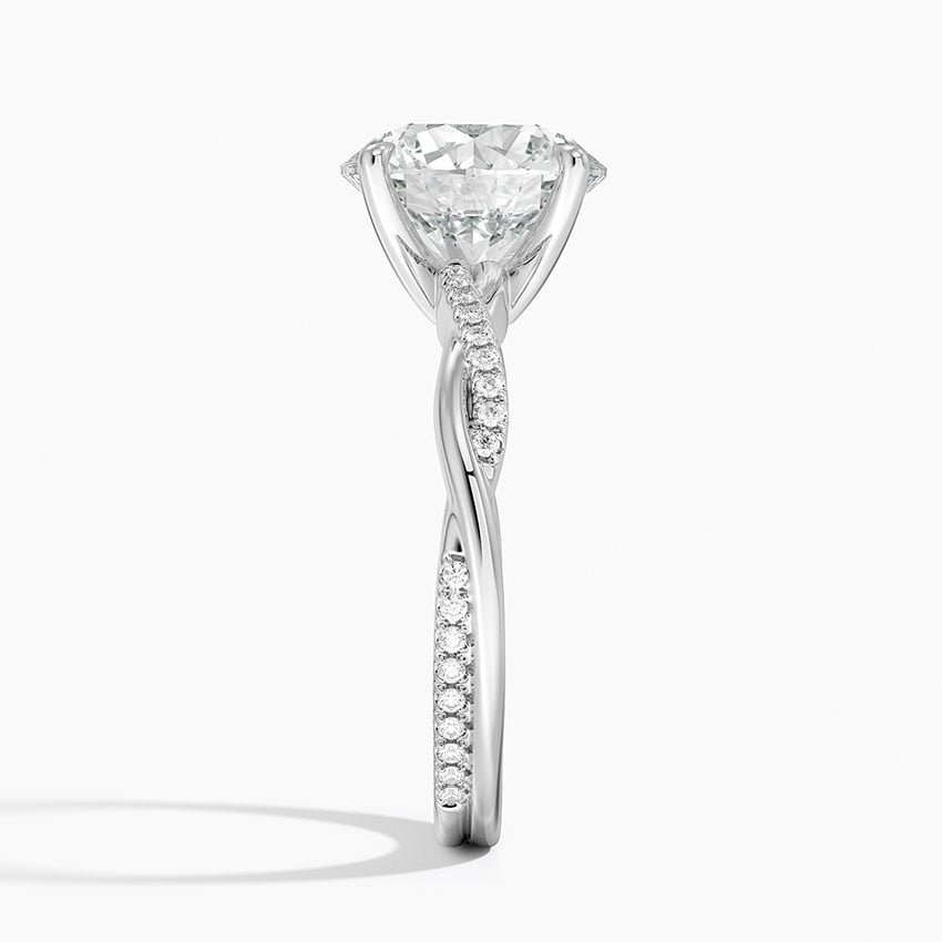Nara Diamond Ring - White Gold - 3 ct - Side 2