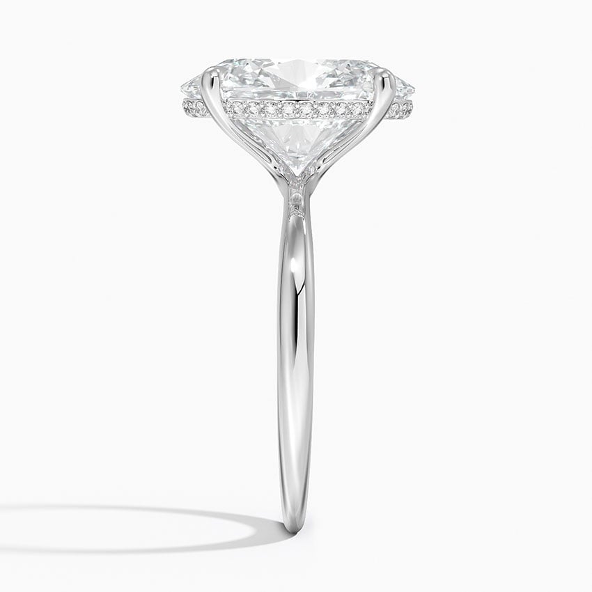Carmel Diamond Ring - White Gold - 5 ct - Side 2