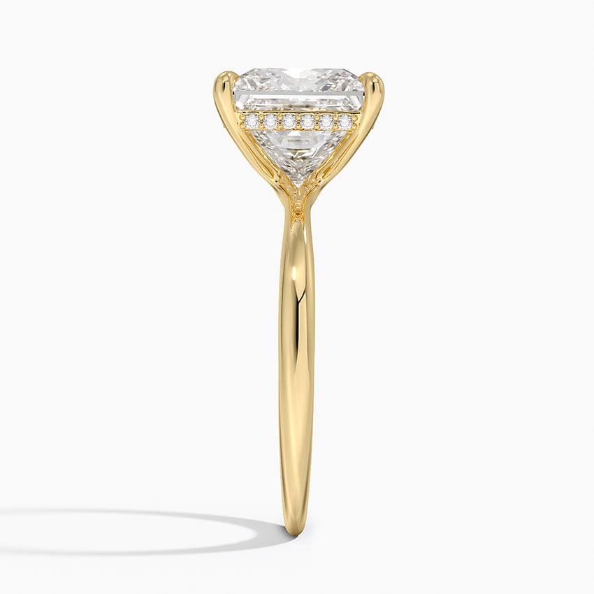 Athens Diamond Ring - Yellow Gold - 4 ct - Side 2