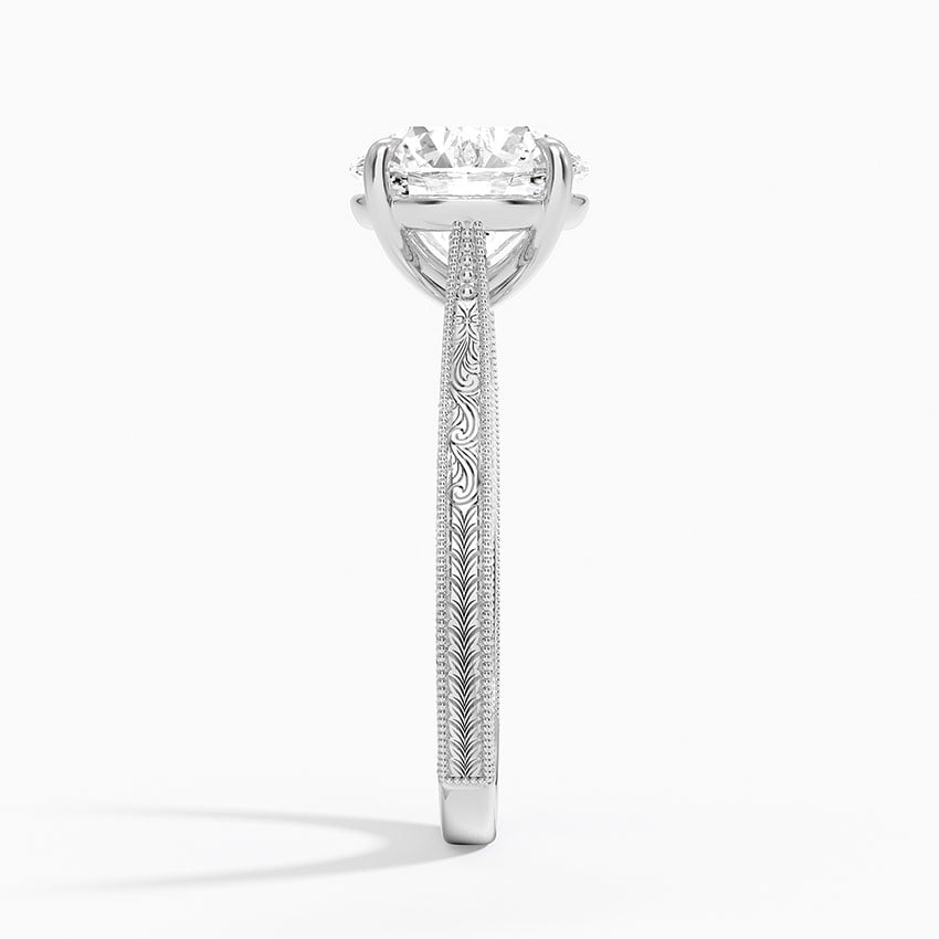 Okinawa Diamond Ring - White Gold - 2.5 ct - Side 2