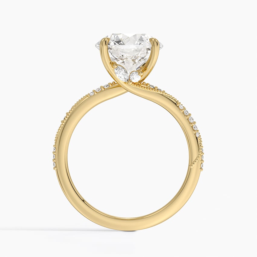 Whitsunday Diamond Ring - Yellow Gold - 3 ct - Side 2