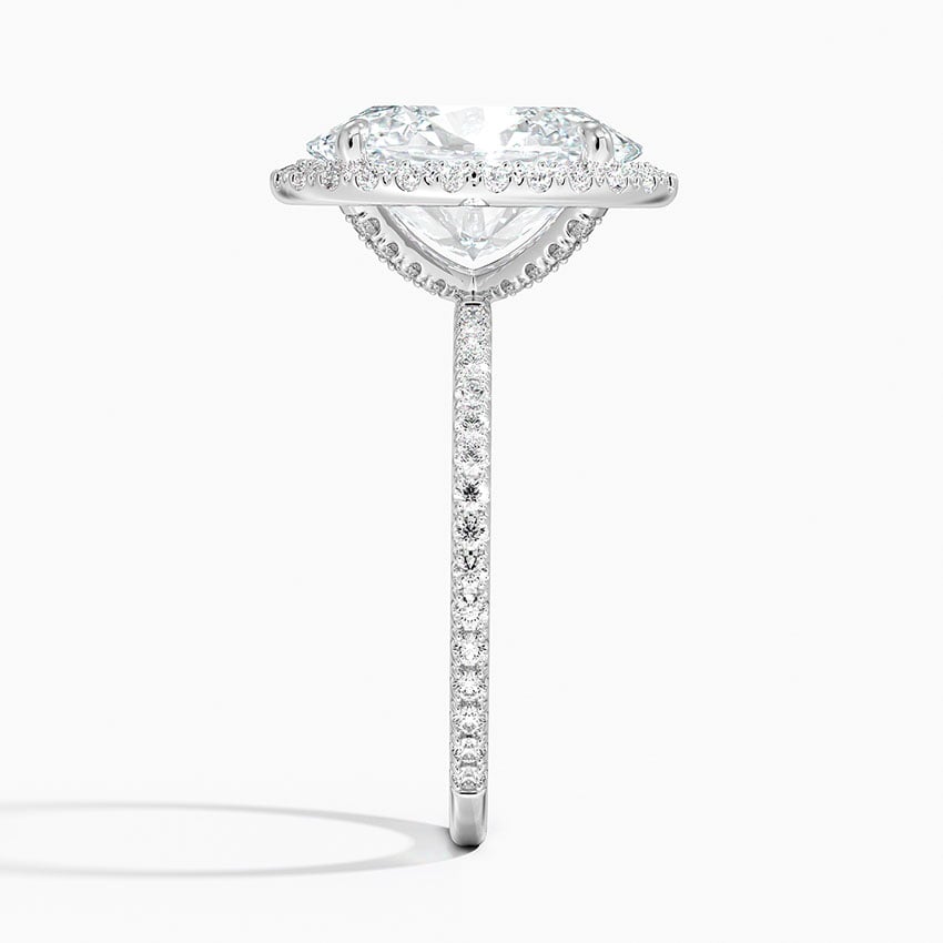 Telluride Diamond Ring - White Gold - 4 ct - Side 2