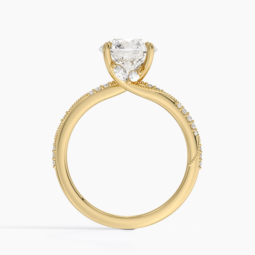 Whitsunday Diamond Ring - Yellow Gold - 2 ct - Side 2