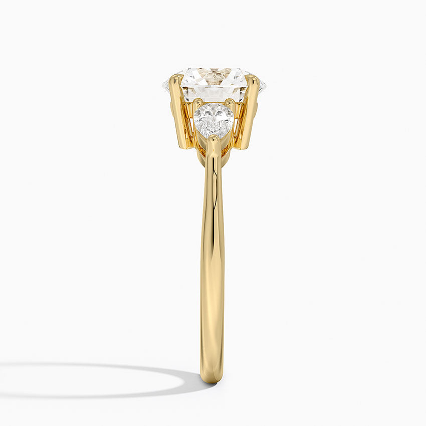 Zermatt Diamond Ring - Yellow Gold - 2 ct - Side 2