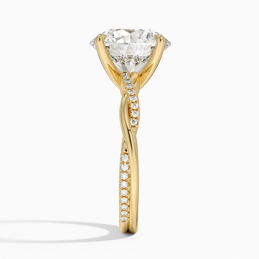 Nara Diamond Ring - Yellow Gold - 4 ct - Side 2