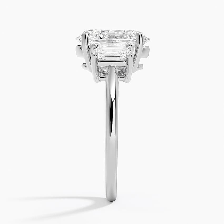 Geneva Diamond Ring - White Gold - 2.5 ct - Side 2