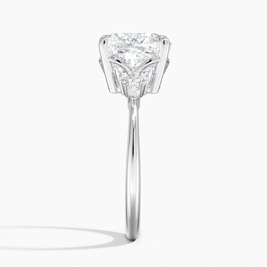 Cortina Diamond Ring - White Gold - 4 ct - Side 2