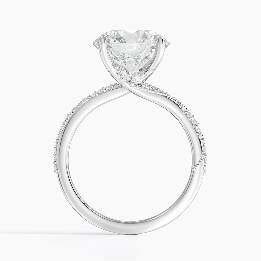 Whitsunday Diamond Ring - White Gold - 4 ct - Side 2