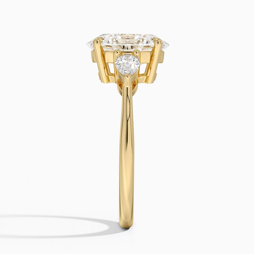 Bora Bora Diamond Ring - Yellow Gold - 2.5 ct - Side 2