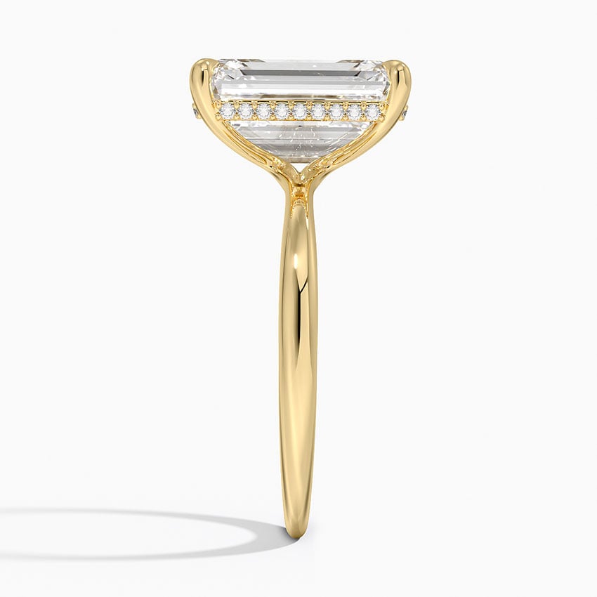 Maldives Diamond Ring - Yellow Gold - 5 ct - Side 2