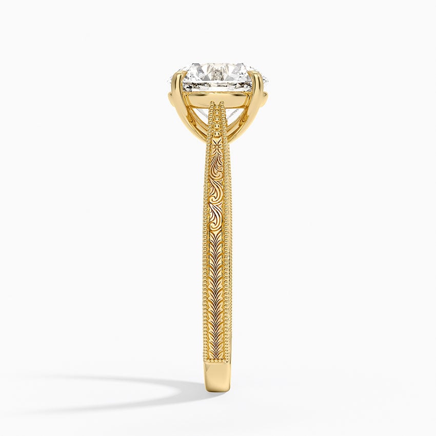 Okinawa Diamond Ring - Yellow Gold - 2 ct - Side 2