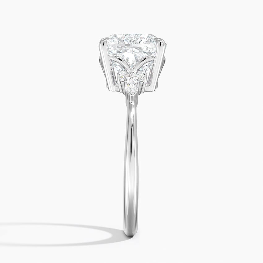 Cortina Diamond Ring - White Gold - 3 ct - Side 2