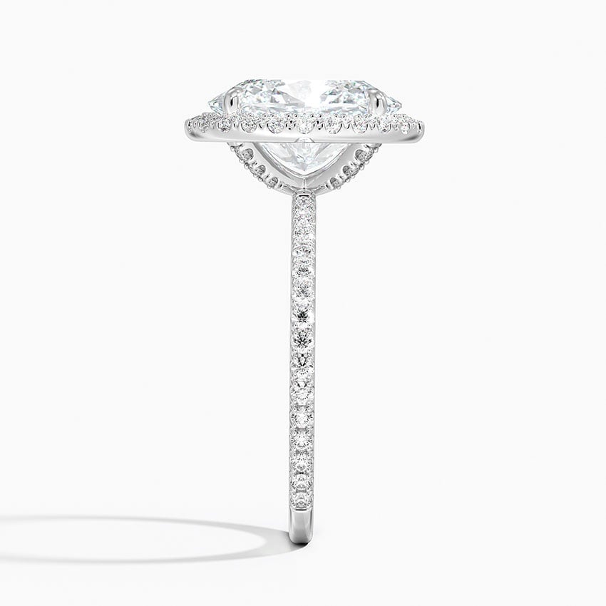 Telluride Diamond Ring - White Gold - 3 ct - Side 2