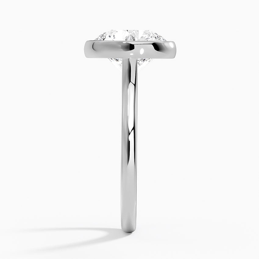 Jeju Lab-Grown Diamond Ring - White Gold - 3.5 ct - Side 2
