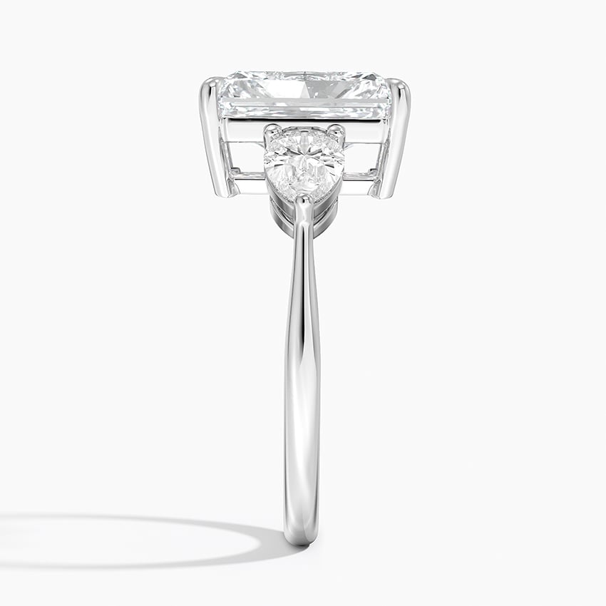 Zanzibar Diamond Ring - White Gold - 3 ct - Side 2