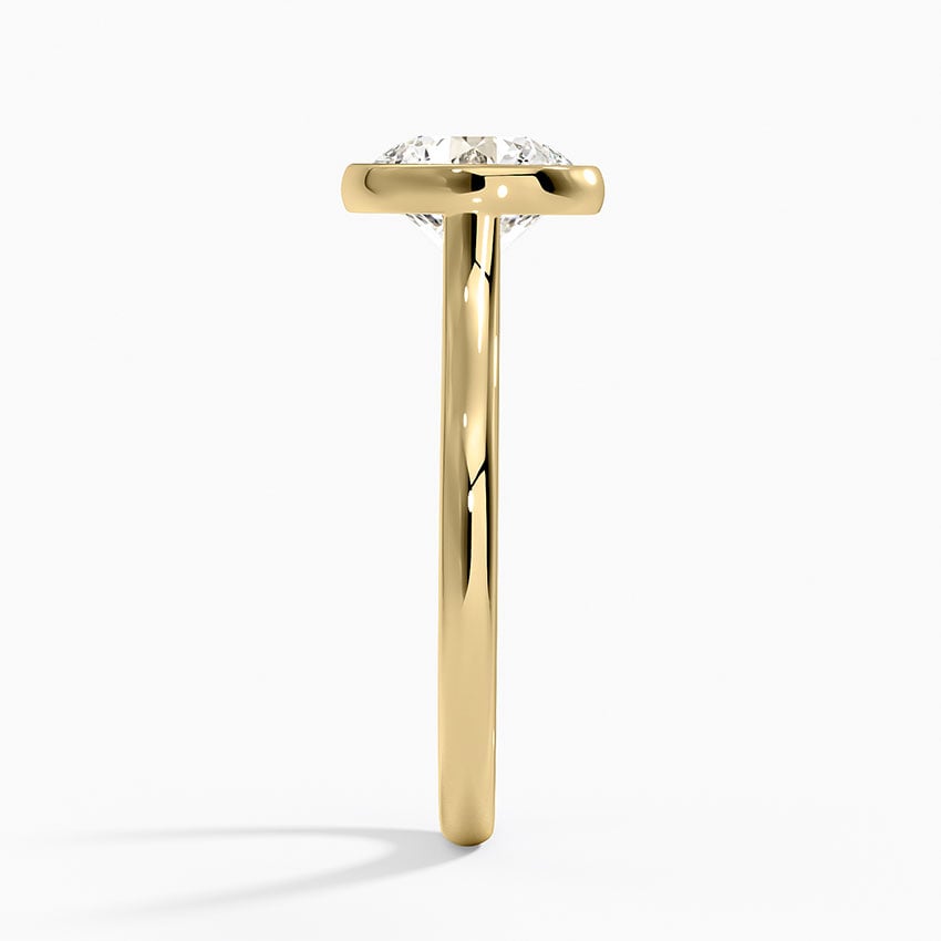 Jeju Lab-Grown Diamond Ring - Yellow Gold - 2 ct - Side 2