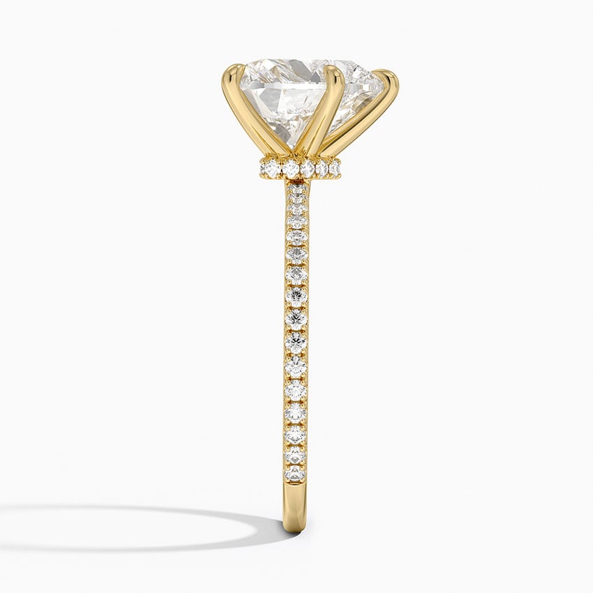 Verona Diamond Ring - Yellow Gold - 3.5 ct - Side 2