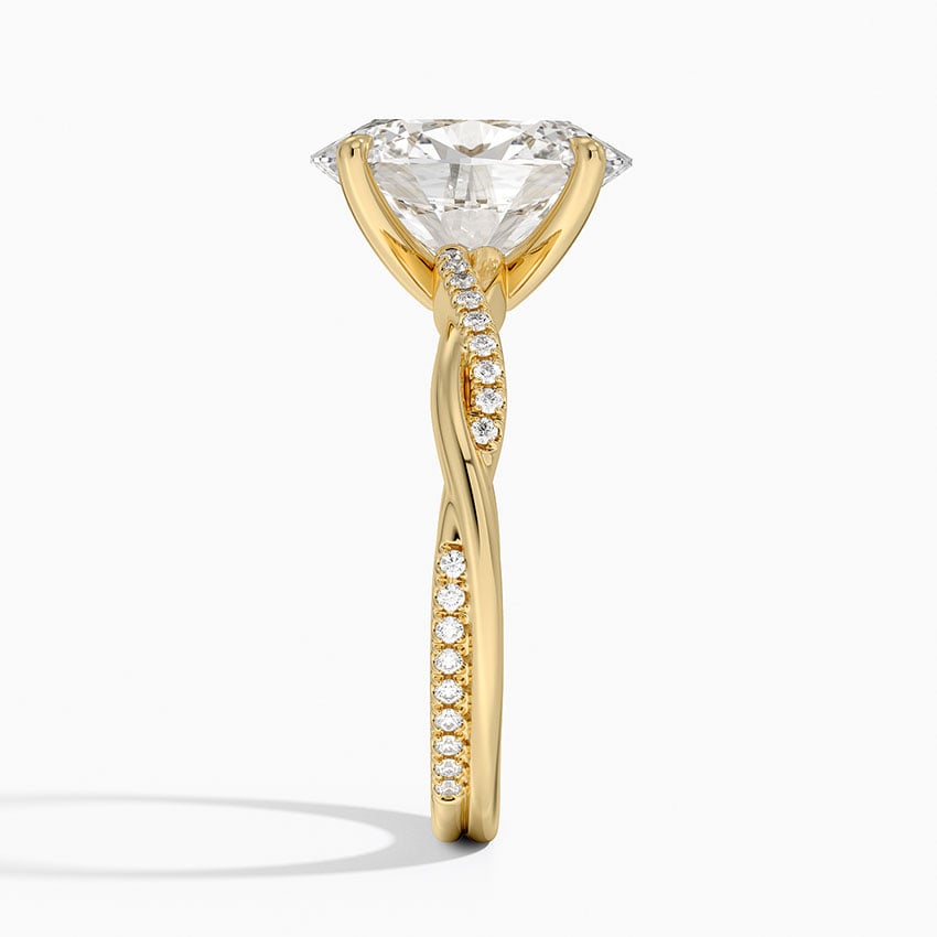 Sapporo Diamond Ring - Yellow Gold - 3 ct - Side 2