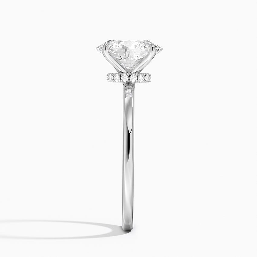 Jaipur Diamond Ring - White Gold - 2 ct - Side 2