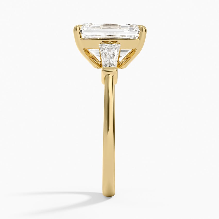 Como Diamond Ring - Yellow Gold - 3 ct - Side 2