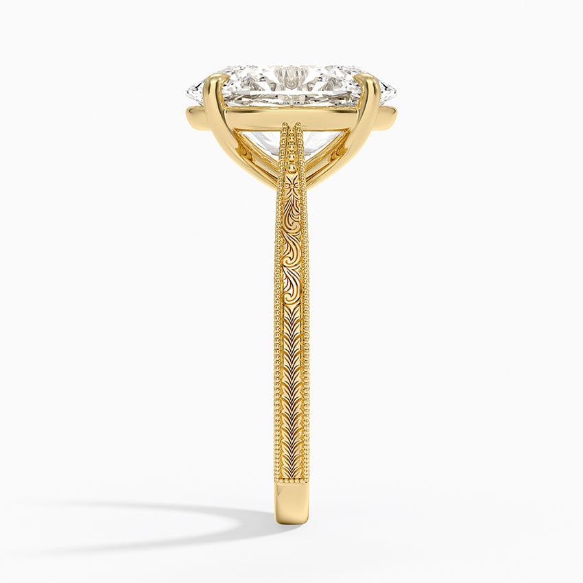 Hakone Diamond Ring - Yellow Gold - 4 ct - Side 2