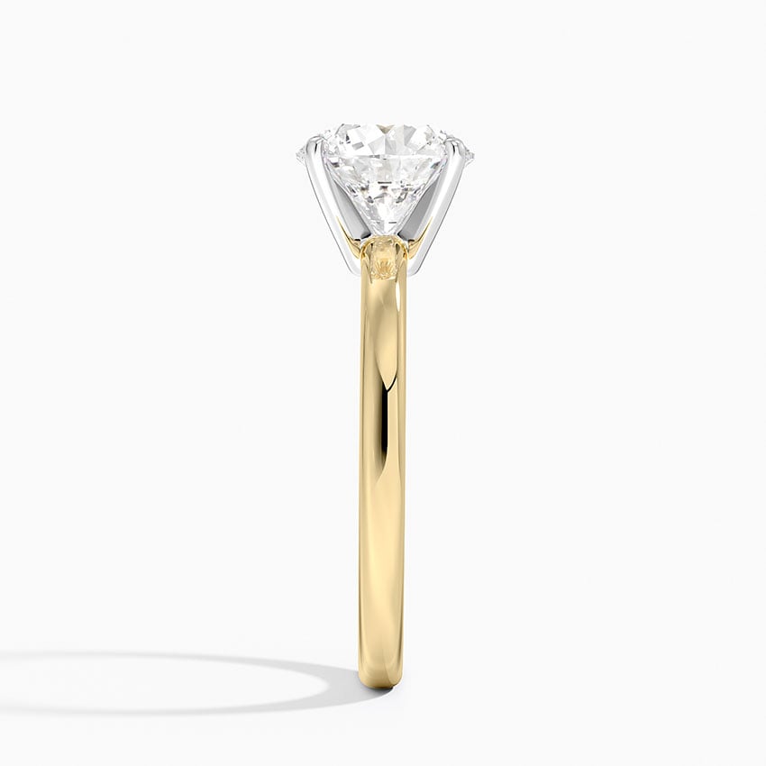Sausalito Diamond Ring - Yellow Gold - 2 ct - Side 2
