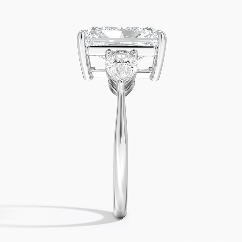Zanzibar Diamond Ring - White Gold - 3.5 ct - Side 2