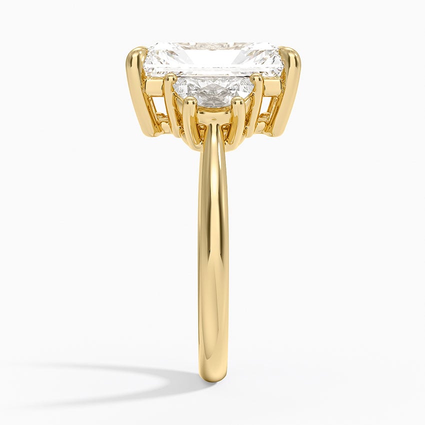 Mendoza Diamond Ring - Yellow Gold - 5 ct - Side 2