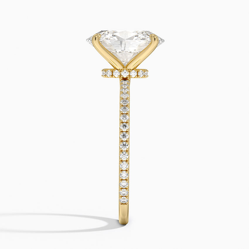 Seville Diamond Ring - Yellow Gold - 3 ct - Side 2