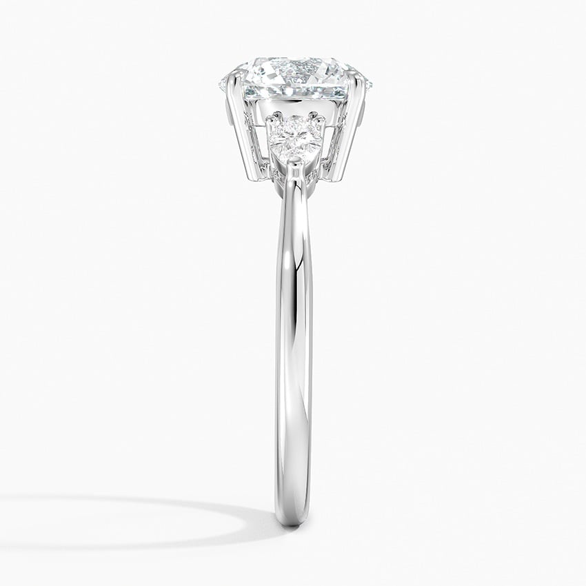 Agra Diamond Ring - White Gold - 2.5 ct - Side 2