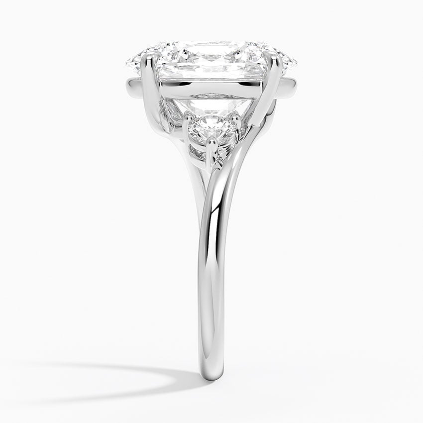 Kauai Diamond Ring - White Gold - 5 ct - Side 2