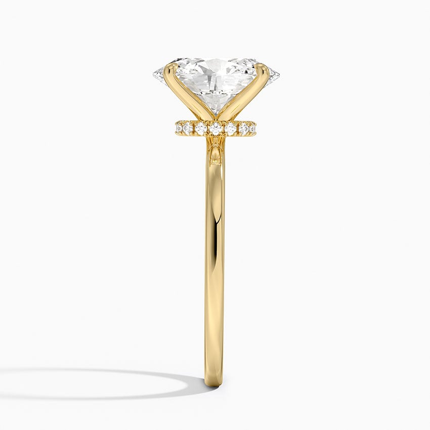 Jaipur Diamond Ring - Yellow Gold - 2.5 ct - Side 2