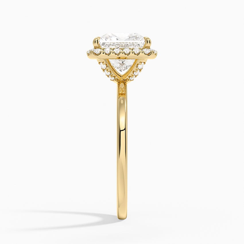 Bordeaux Diamond Ring - Yellow Gold - 2 ct - Side 2