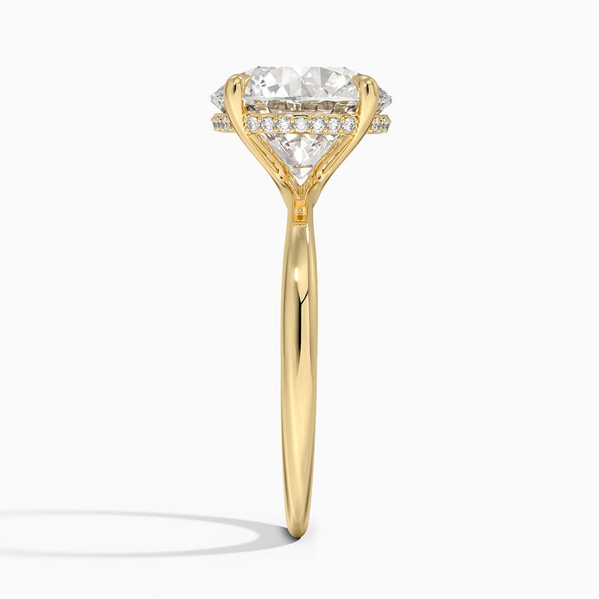 Bali Diamond Ring - Yellow Gold - 4 ct - Side 2