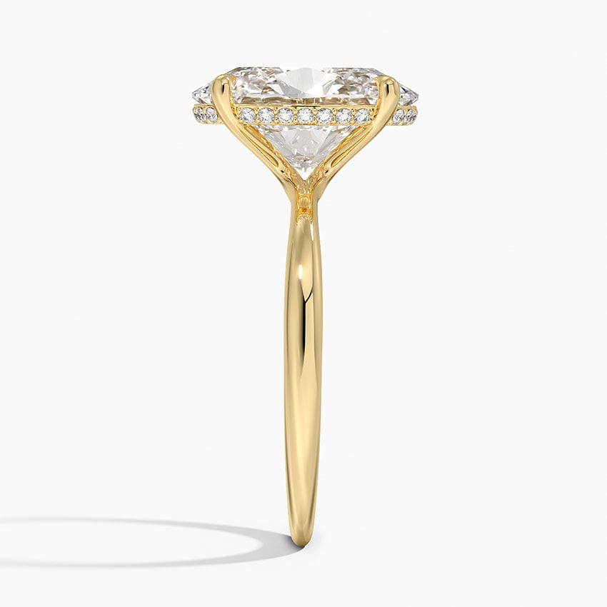 Carmel Diamond Ring - Yellow Gold - 3.5 ct - Side 2