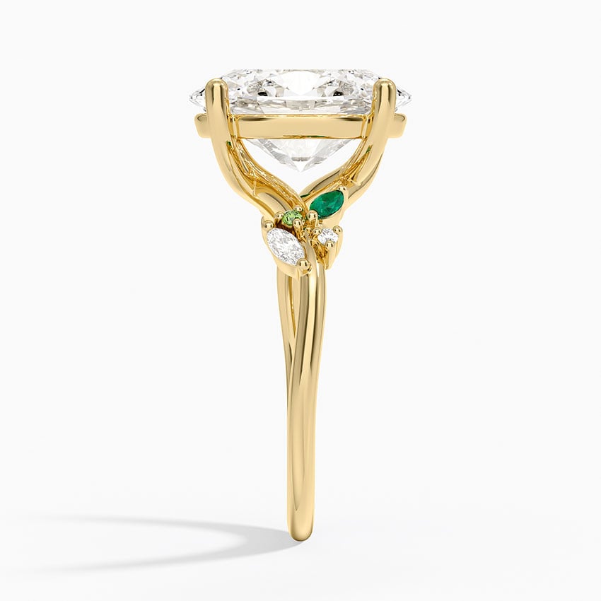Lanai Diamond Ring - Yellow Gold - 4 ct - Side 2