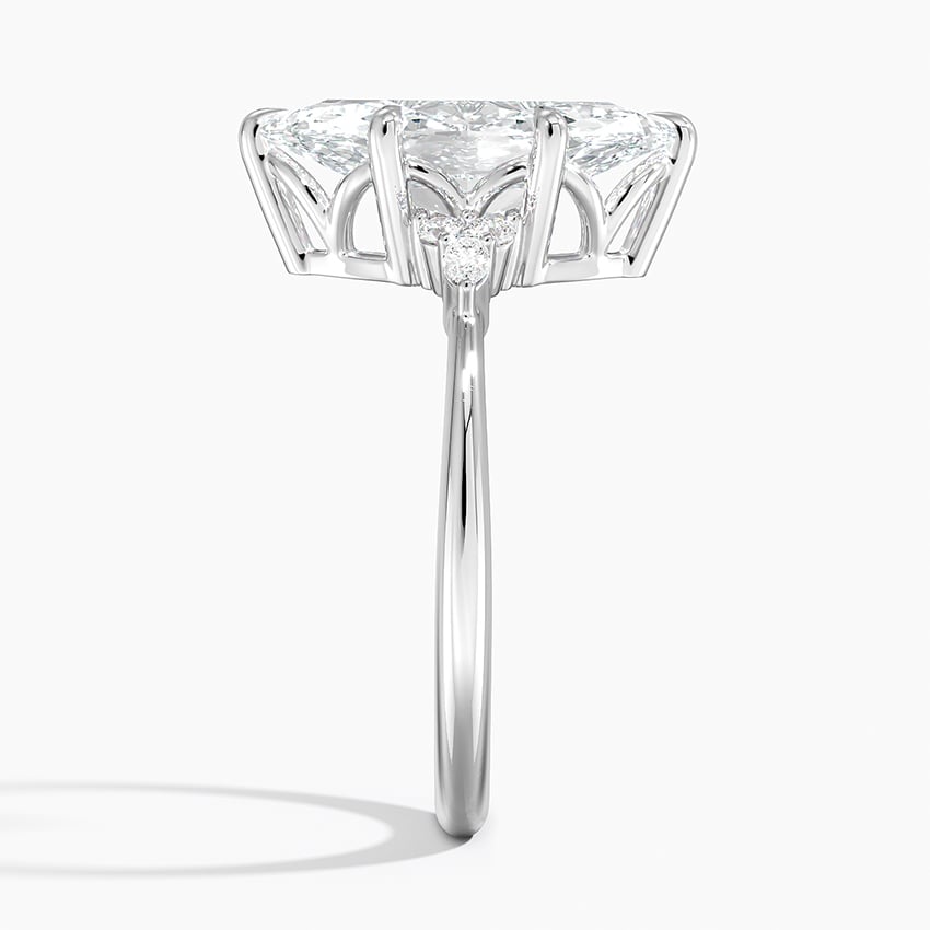 Tahoe Diamond Ring - White Gold - 2.5 ct - Side 2