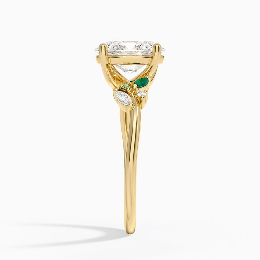 Lanai Diamond Ring - Yellow Gold - 2 ct - Side 2