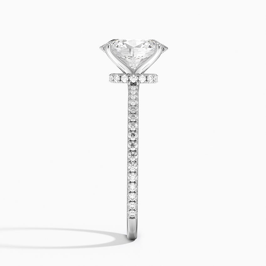 Seville Diamond Ring - White Gold - 2 ct - Side 2