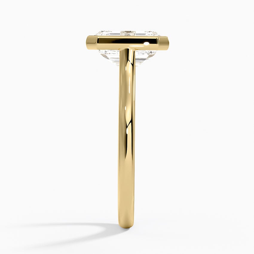 Big Sur Diamond Ring - Yellow Gold - 2 ct - Side 2