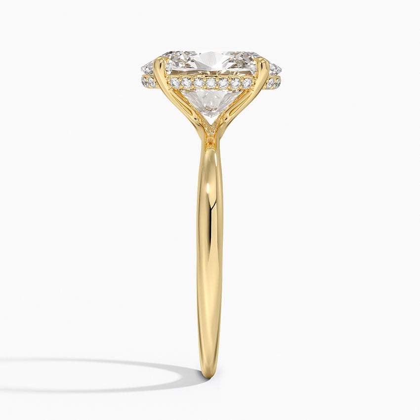 Carmel Diamond Ring - Yellow Gold - 3 ct - Side 2