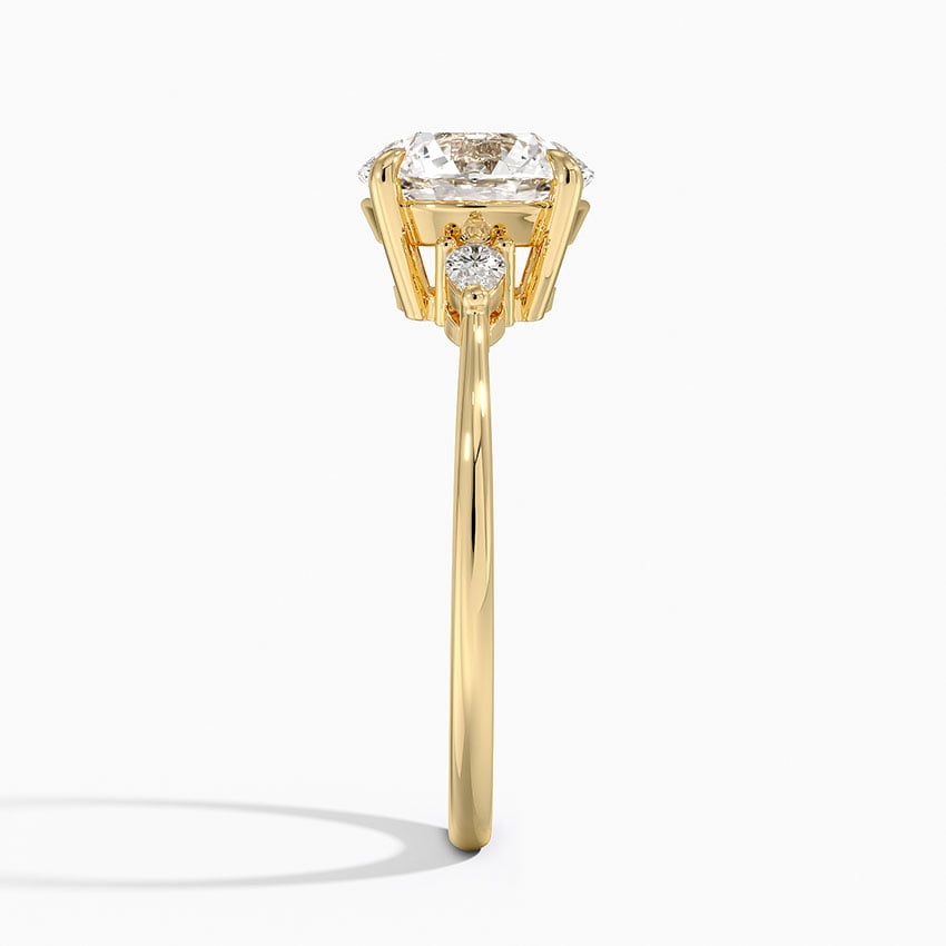 Byron Diamond Ring - Yellow Gold - 2 ct - Side 2