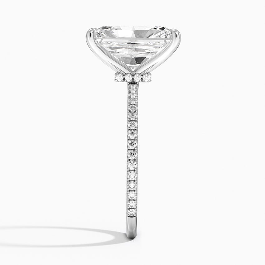 Bellagio Diamond Ring - White Gold - 5 ct - Side 2