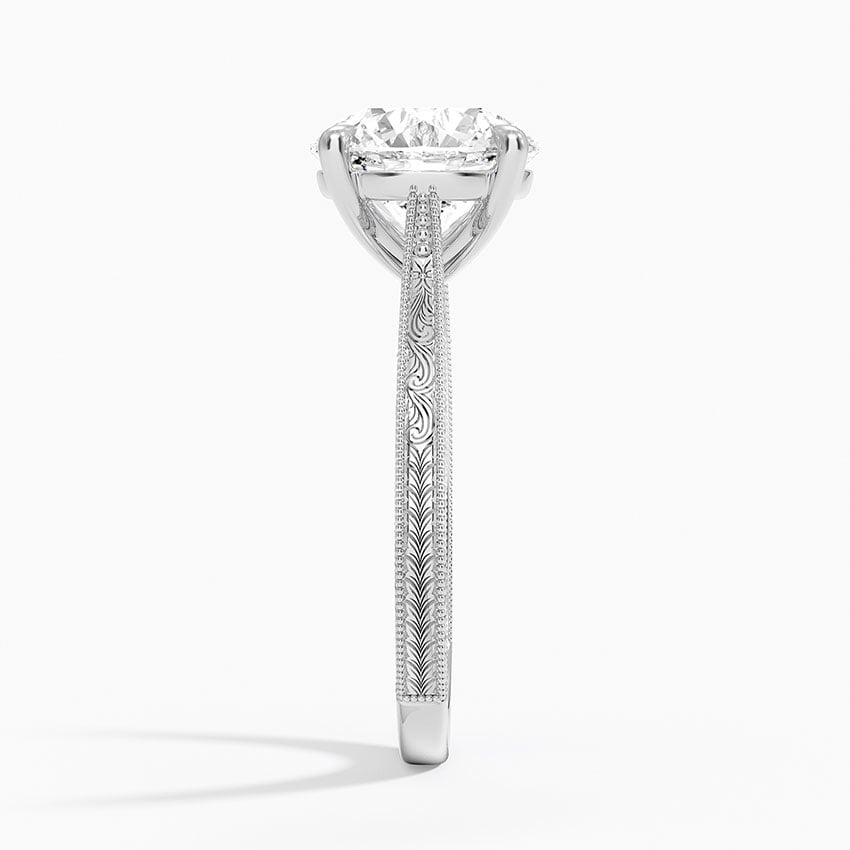 Okinawa Diamond Ring - White Gold - 3 ct - Side 2