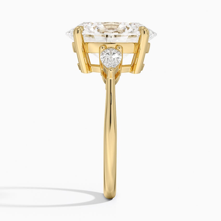 Bora Bora Diamond Ring - Yellow Gold - 5 ct - Side 2