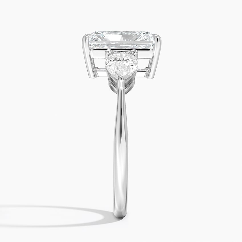 Zanzibar Diamond Ring - White Gold - 2.5 ct - Side 2