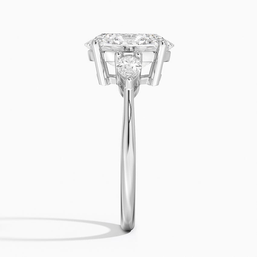 Bora Bora Diamond Ring - White Gold - 3 ct - Side 2