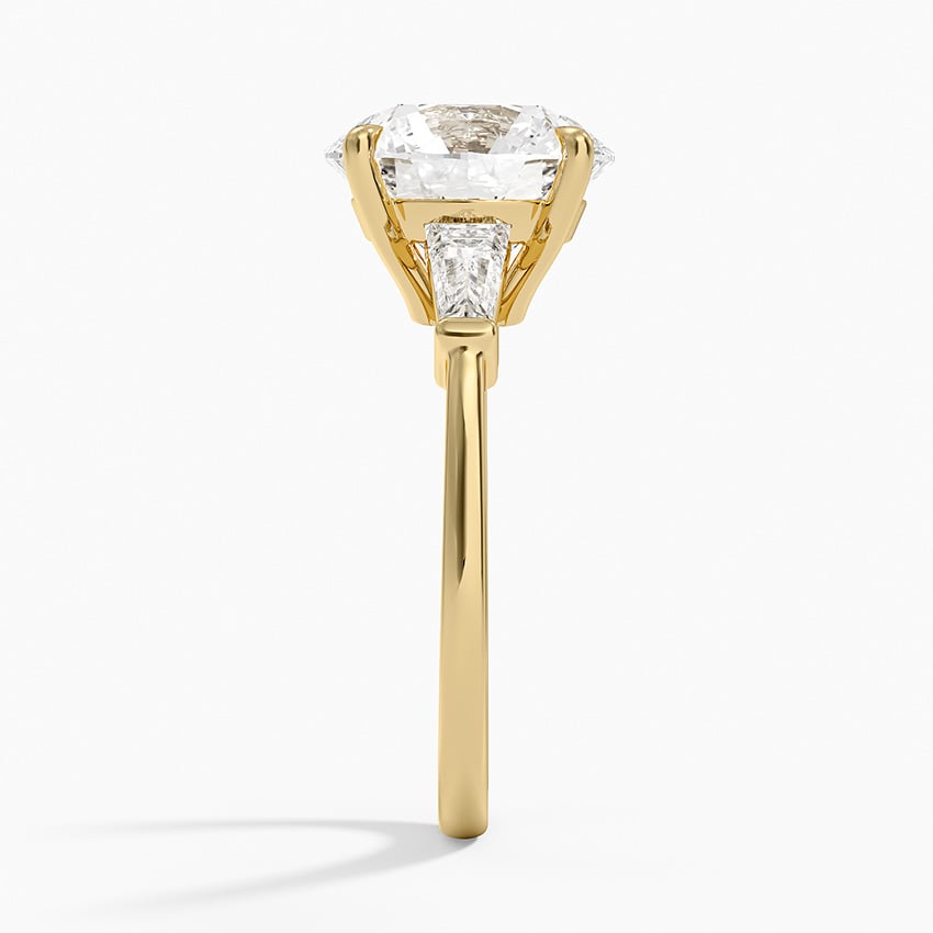 Malibu Diamond Ring - Yellow Gold - 3.5 ct - Side 2