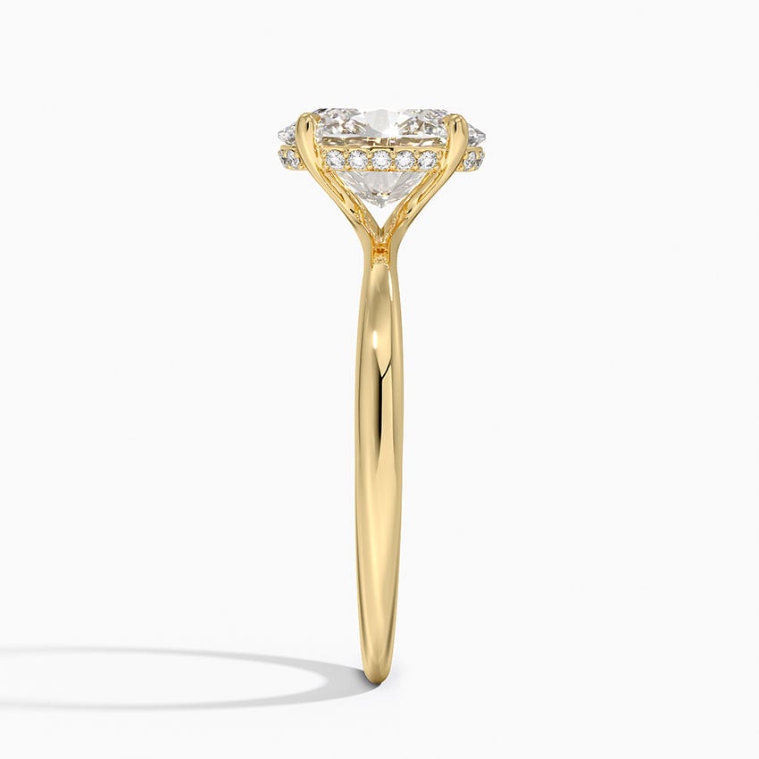 Carmel Diamond Ring - Yellow Gold - 2 ct - Side 2